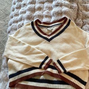 American Eagle stripe detail sweater